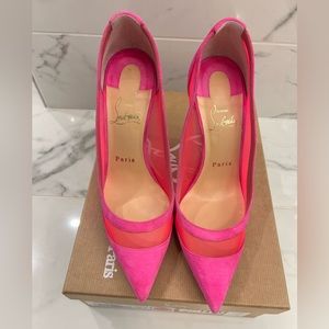 Christian Louboutin Galativi 100 sz 7.5 pink